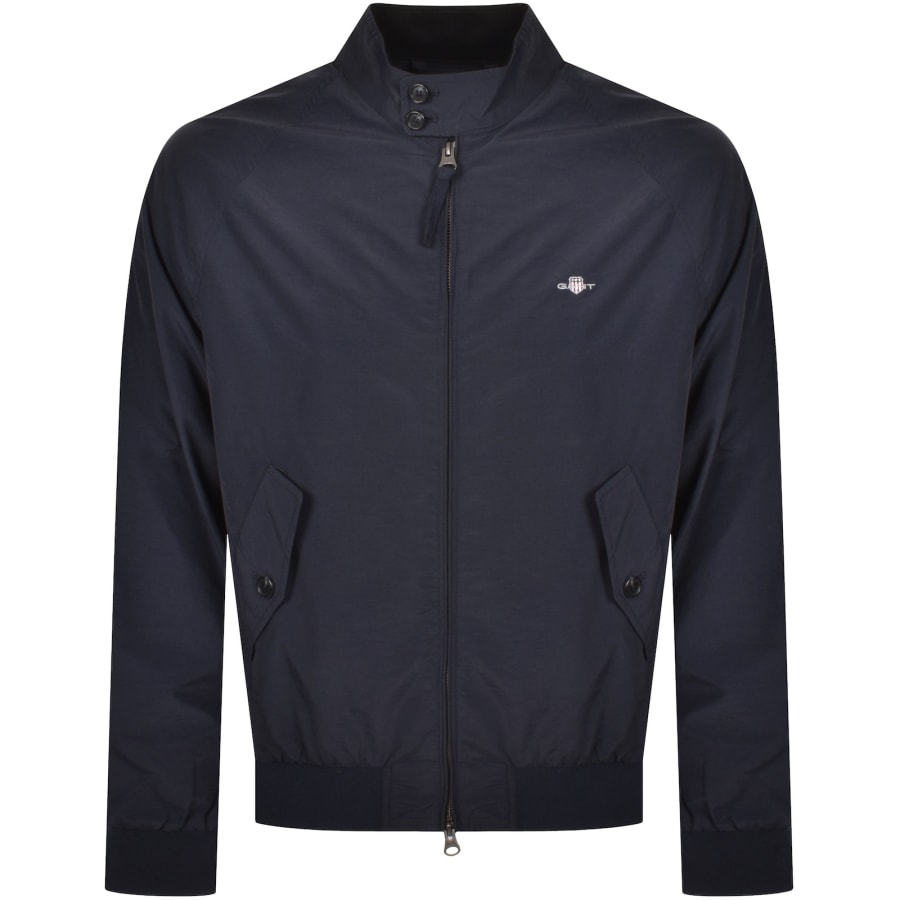 【返品送料無料】 Jacket Harrington Cotton Gant Navy Menswear Mainline | ジャケット・アウター